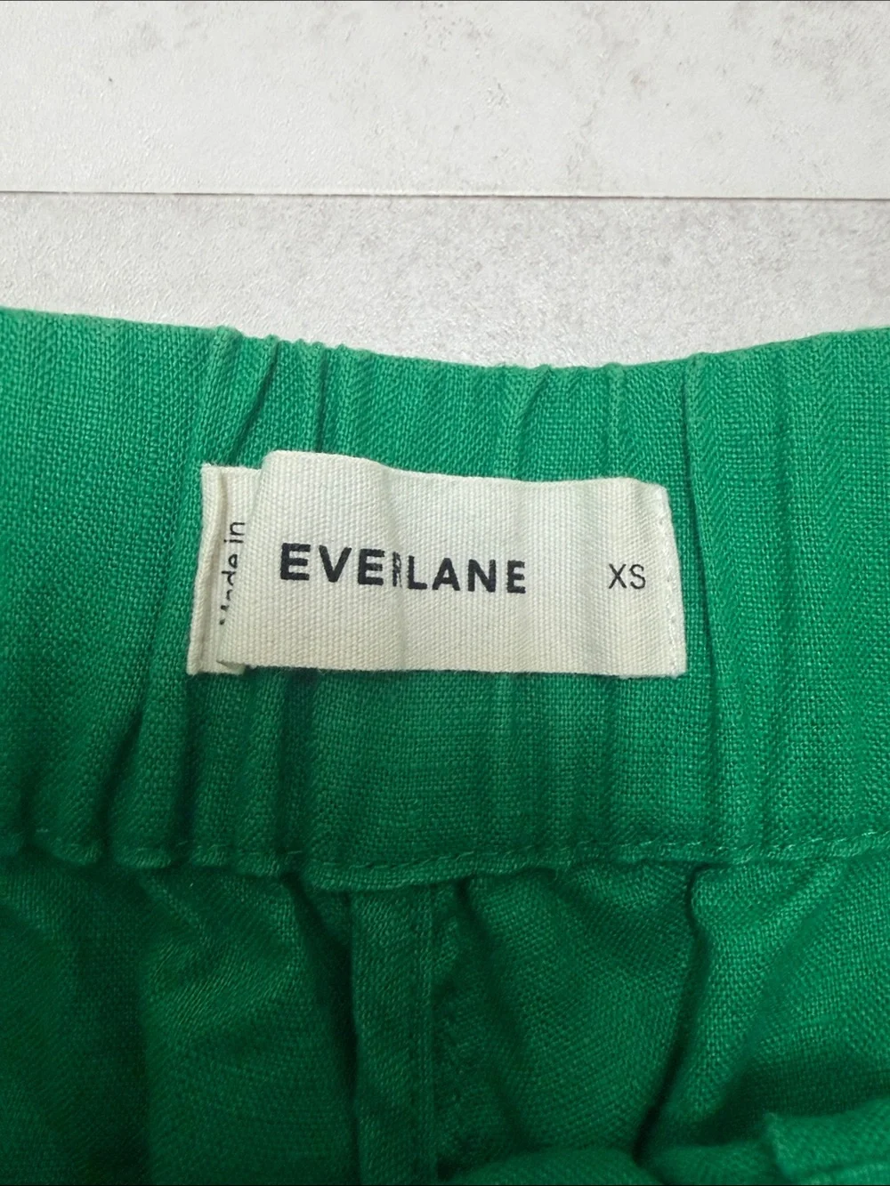 Everlane Linen Easy Pant — Grass Green